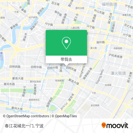 春江花城北一门地图