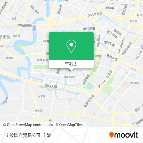 宁波隆洋贸易公司地图