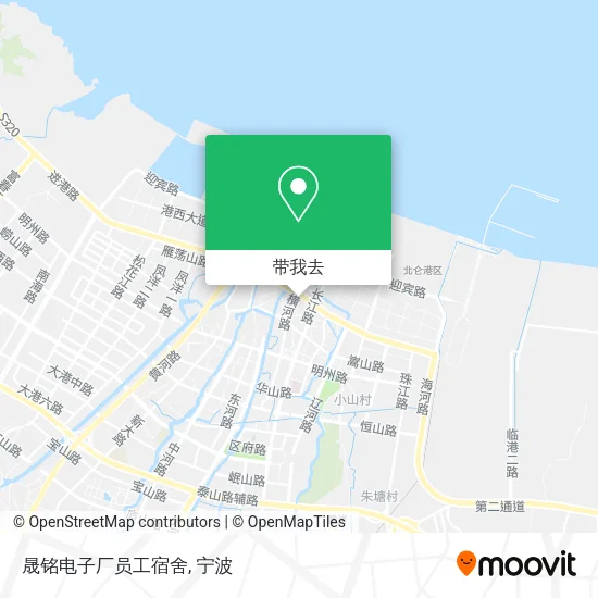晟铭电子厂员工宿舍地图