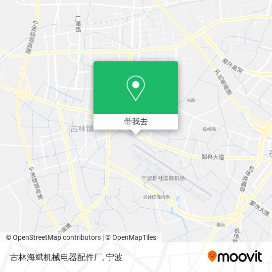 古林海斌机械电器配件厂地图