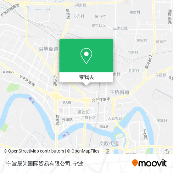 宁波晟为国际贸易有限公司地图