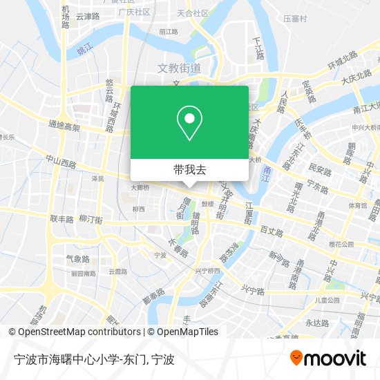 宁波市海曙中心小学-东门地图