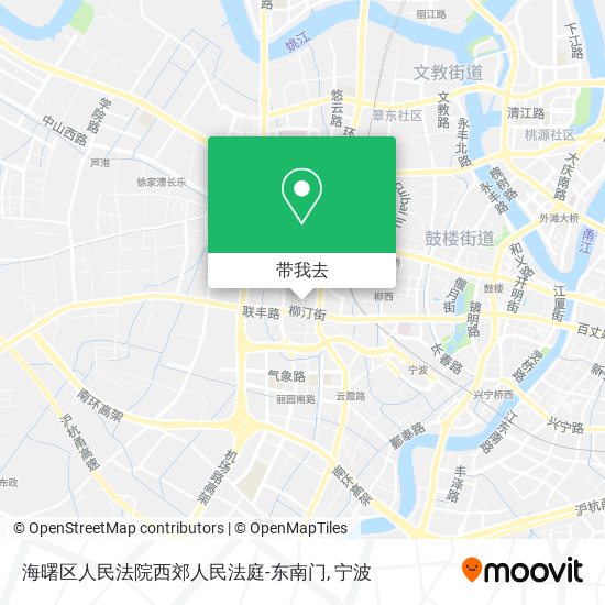 海曙区人民法院西郊人民法庭-东南门地图