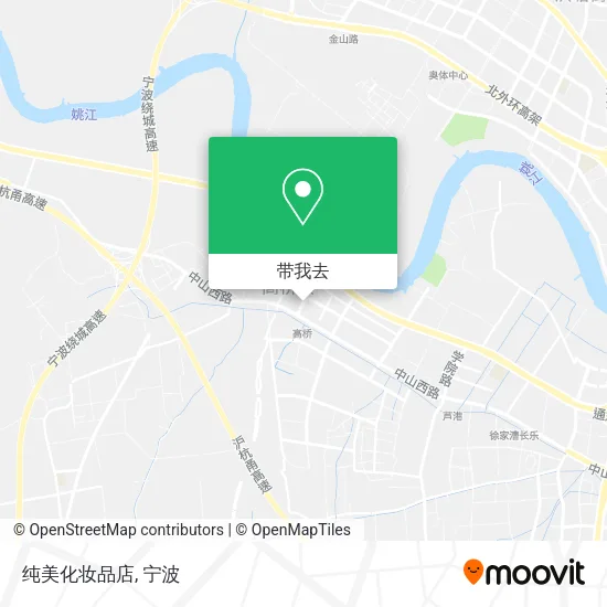 纯美化妆品店地图