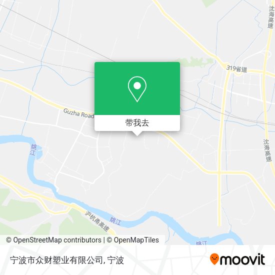 宁波市众财塑业有限公司地图