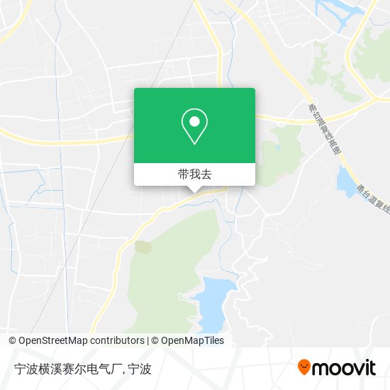 宁波横溪赛尔电气厂地图