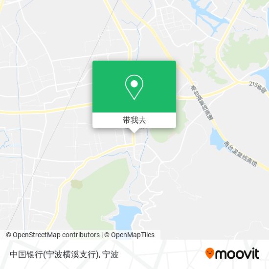 中国银行(宁波横溪支行)地图