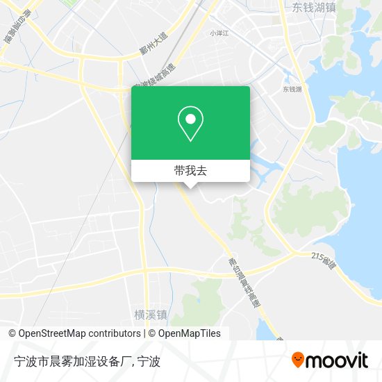 宁波市晨雾加湿设备厂地图