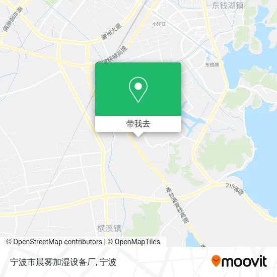 宁波市晨雾加湿设备厂地图