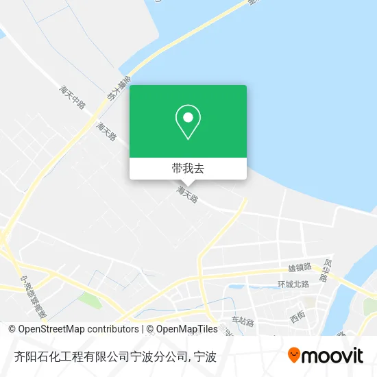 齐阳石化工程有限公司宁波分公司地图