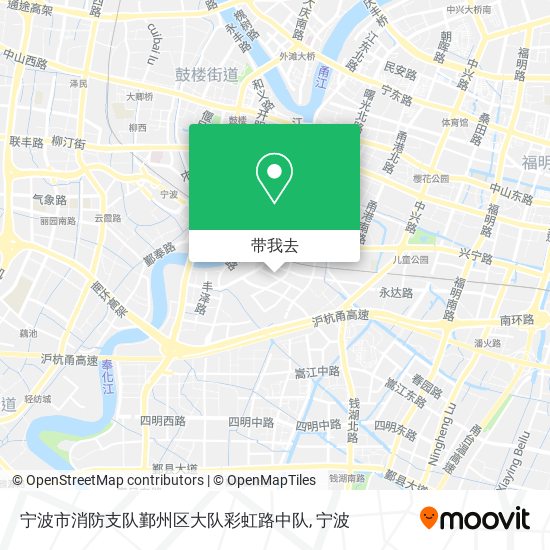 宁波市消防支队鄞州区大队彩虹路中队地图