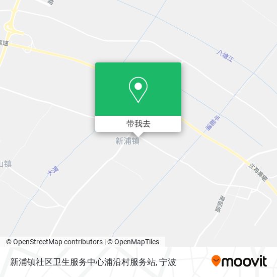 新浦镇社区卫生服务中心浦沿村服务站地图