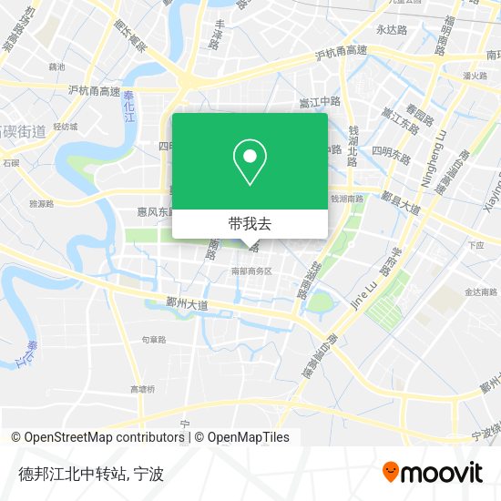 德邦江北中转站地图