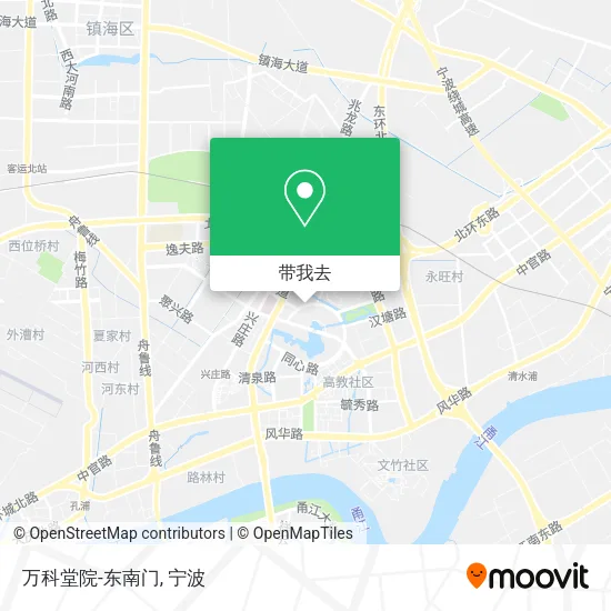 万科堂院-东南门地图
