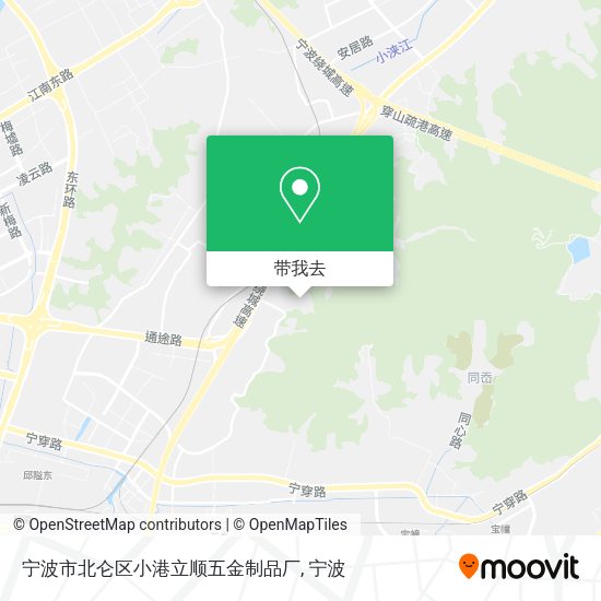 宁波市北仑区小港立顺五金制品厂地图