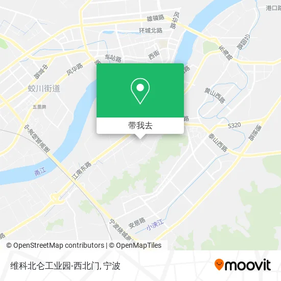 维科北仑工业园-西北门地图