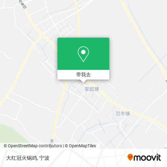大红冠火锅鸡地图