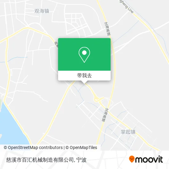 慈溪市百汇机械制造有限公司地图