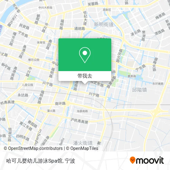 哈可儿婴幼儿游泳Spa馆地图