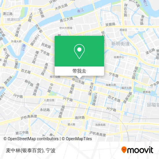 麦中林(银泰百货)地图