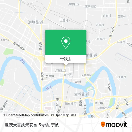 世茂天慧姚景花园-5号楼地图