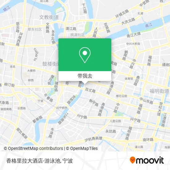 香格里拉大酒店-游泳池地图