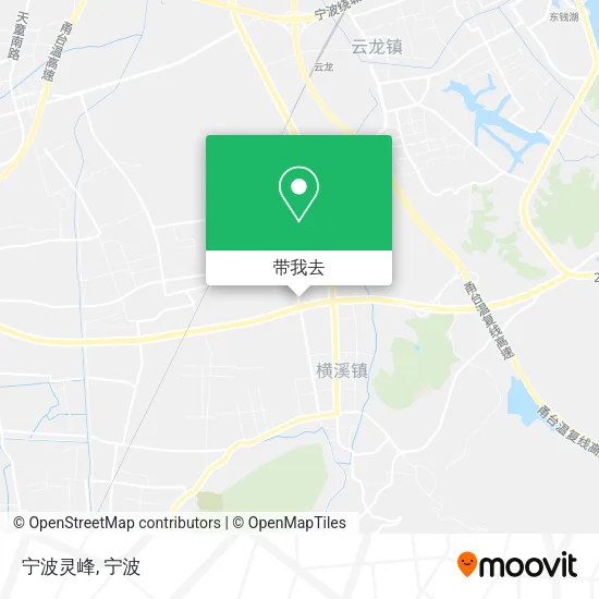 宁波灵峰地图