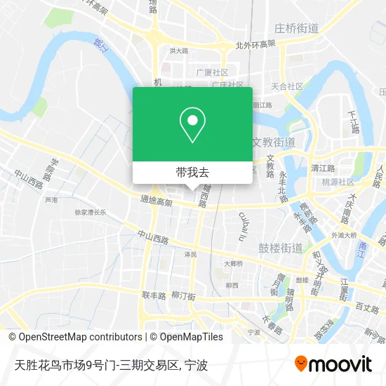 天胜花鸟市场9号门-三期交易区地图