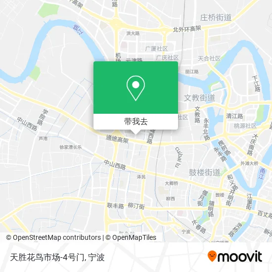 天胜花鸟市场-4号门地图