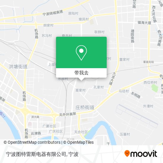宁波图特雷斯电器有限公司地图