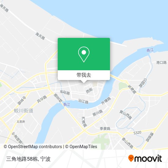 三角地路58栋地图
