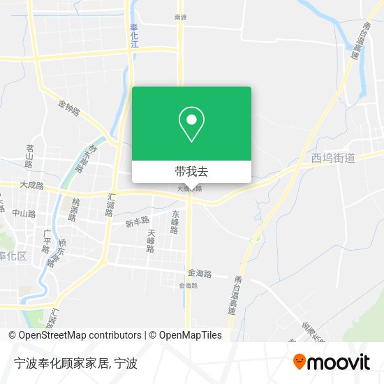 宁波奉化顾家家居地图