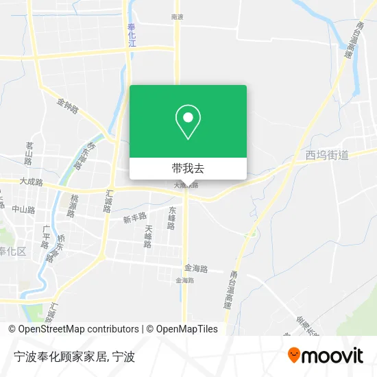 宁波奉化顾家家居地图