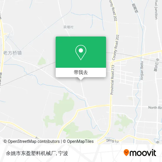 余姚市东盈塑料机械厂地图