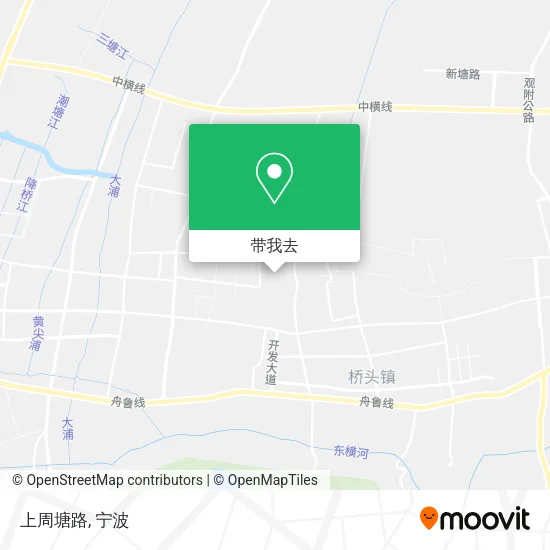 上周塘路地图