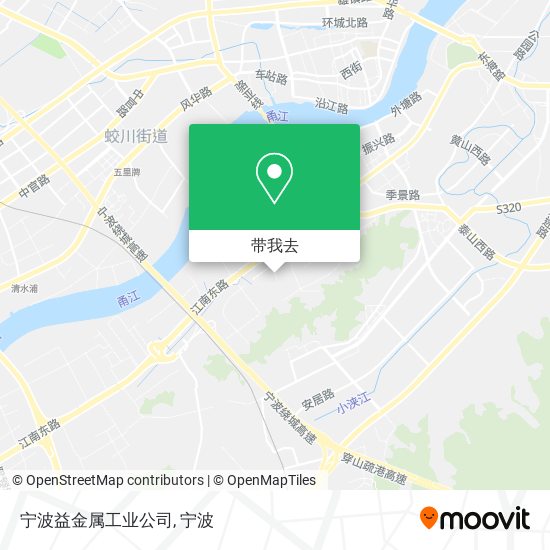 宁波益金属工业公司地图