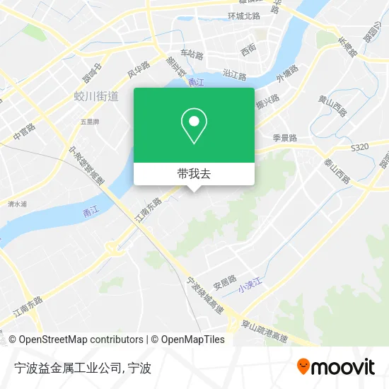 宁波益金属工业公司地图