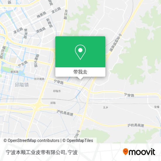 宁波本顺工业皮带有限公司地图
