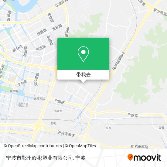 宁波市鄞州馥彬塑业有限公司地图
