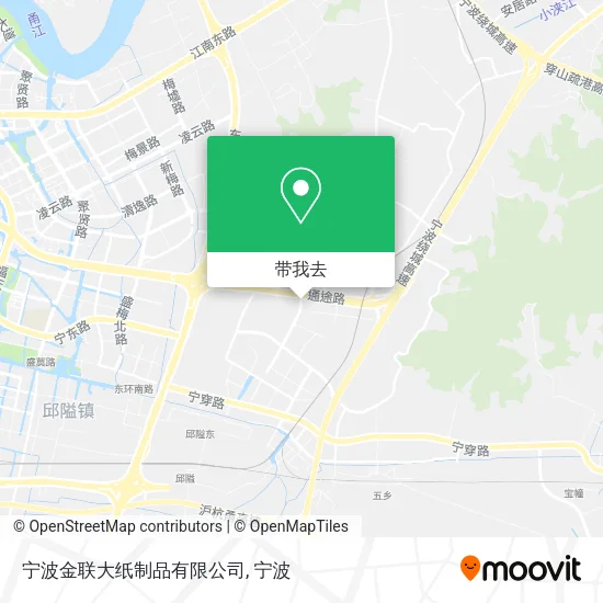 宁波金联大纸制品有限公司地图