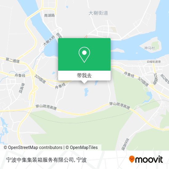 宁波中集集装箱服务有限公司地图