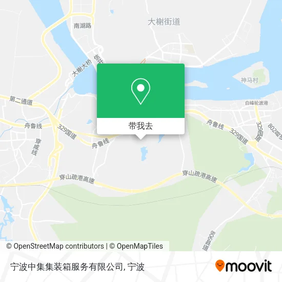 宁波中集集装箱服务有限公司地图