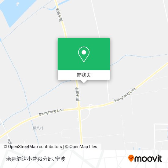 余姚韵达小曹娥分部地图