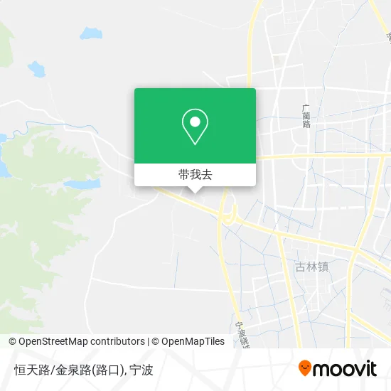 恒天路/金泉路(路口)地图