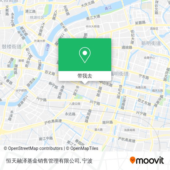 恒天融泽基金销售管理有限公司地图
