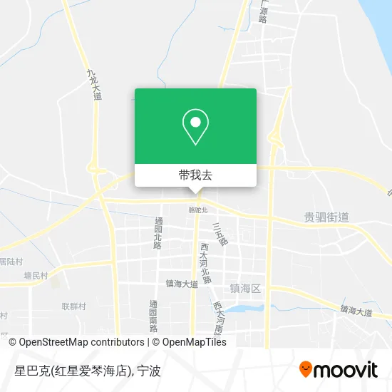 星巴克(红星爱琴海店)地图