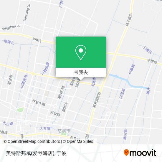 美特斯邦威(爱琴海店)地图