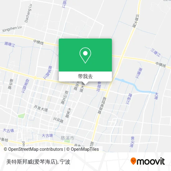 美特斯邦威(爱琴海店)地图