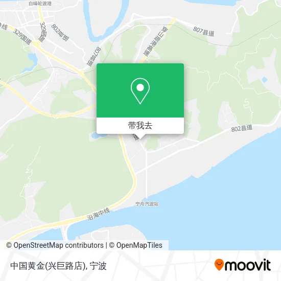 中国黄金(兴巨路店)地图