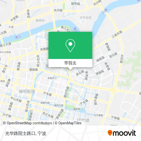 光华路院士路口地图